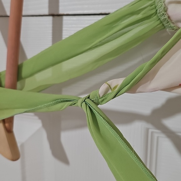 πΈπ Studio Y Floral Chiffon Tie-Strap Top β Size M ππΈ - Picture 4 of 6